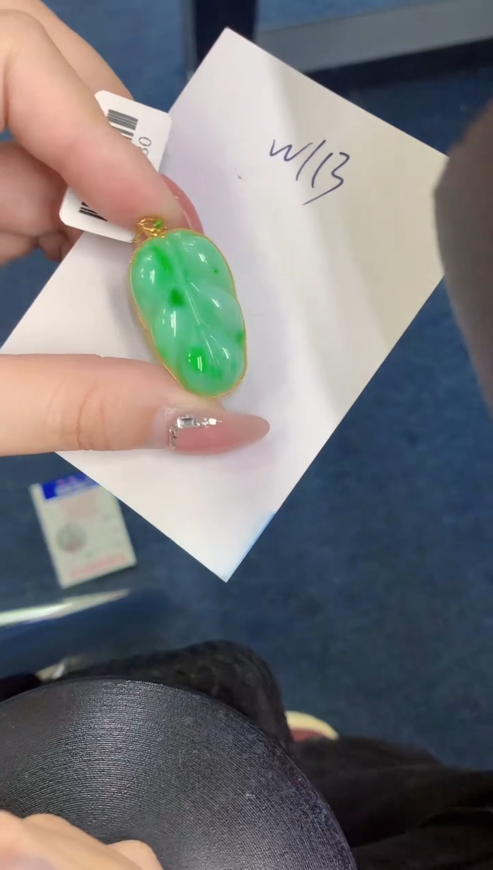 【闪购商品】翡翠颈饰18K金镶嵌000000000