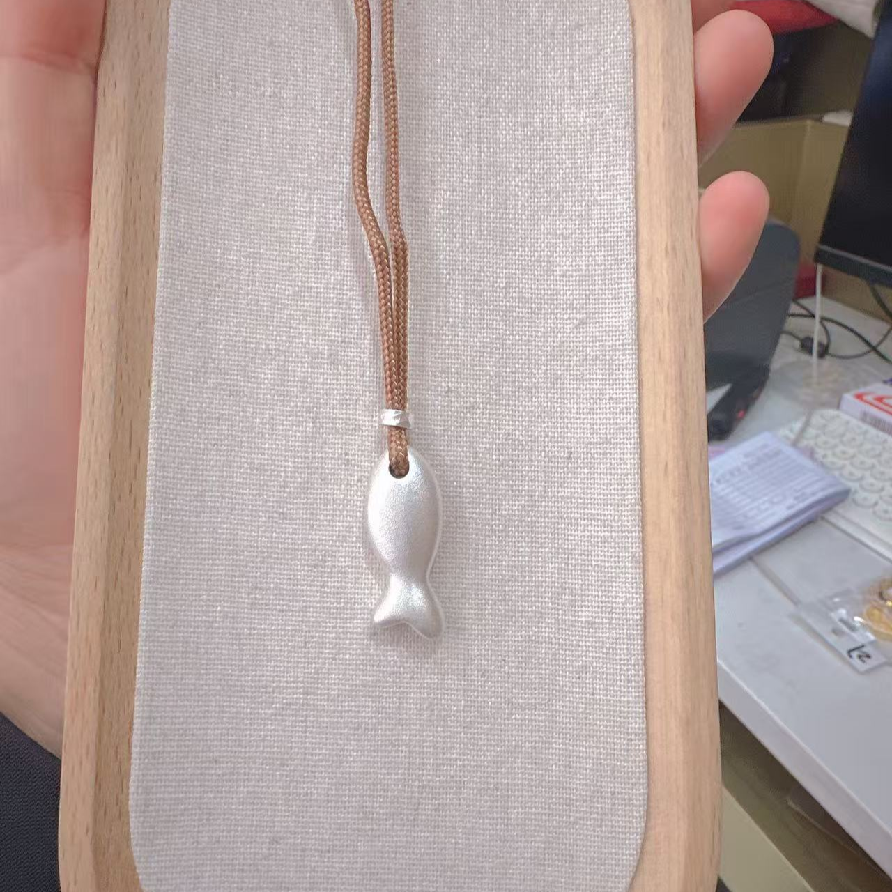 吊坠足银 足银吊坠 年年有余