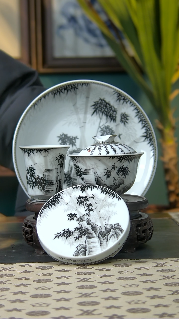 【闪购商品】墨竹四件套组加边角