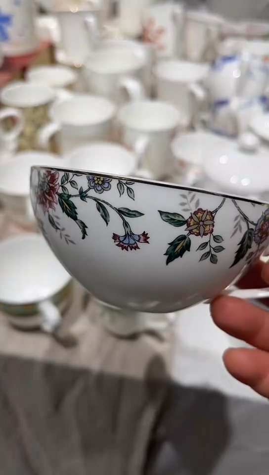 骨瓷微瑕2个杯子隆达骨瓷