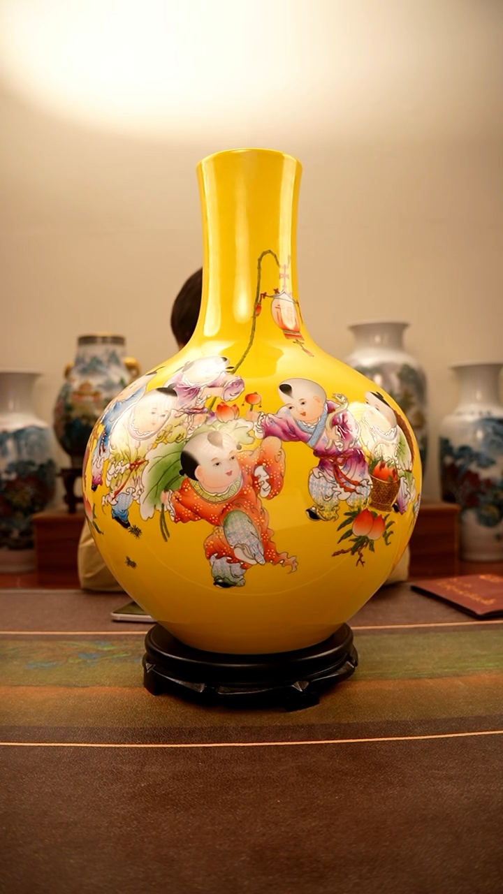 【闪购商品】摆件瓷造确保手工手绘作品