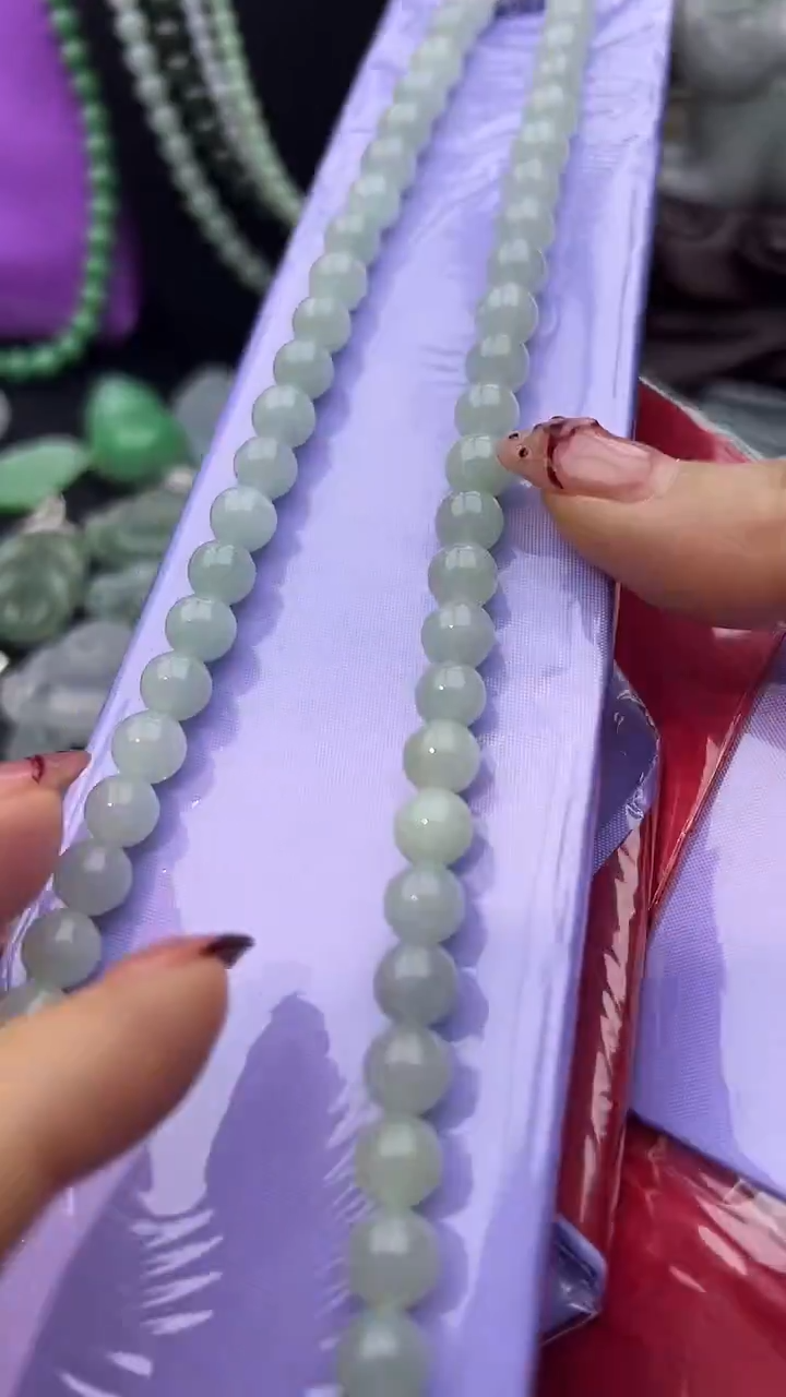 颈饰未镶嵌翡翠玉珠