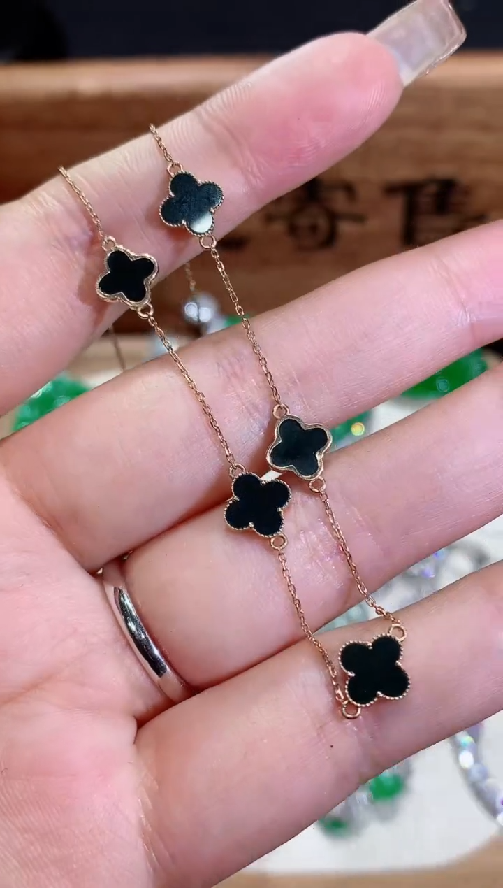 翡翠18K金镶嵌颈饰64团购多样性发其一