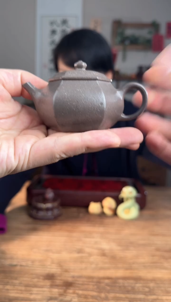 【闪购商品】紫砂茶壶小六合 豆碧