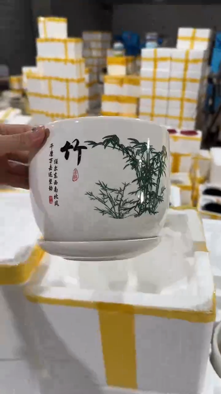 高温陶瓷花盆+E61