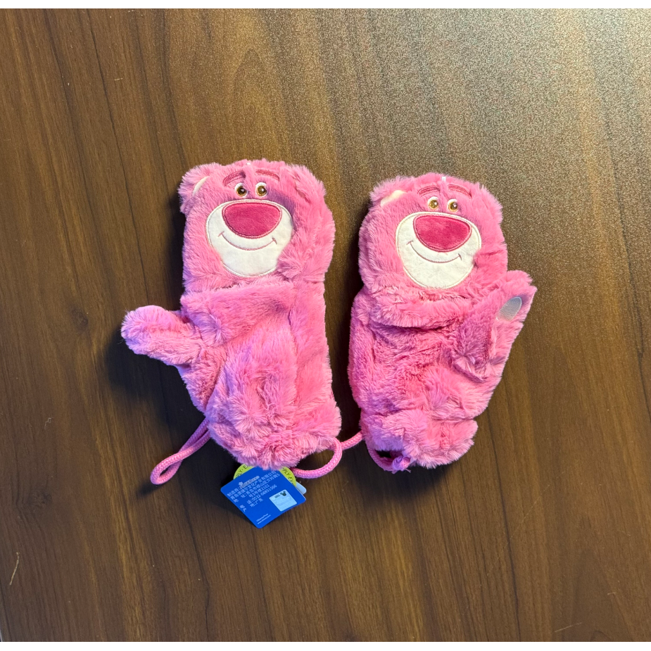 莓好心情系列迪士尼玩具总动员草莓熊毛绒手套-50024844