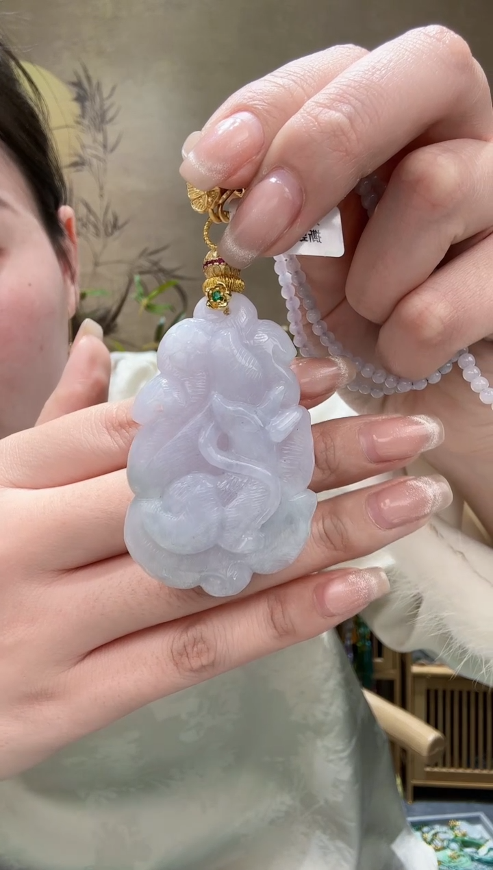 【闪购商品】翡翠颈饰未镶嵌吊坠