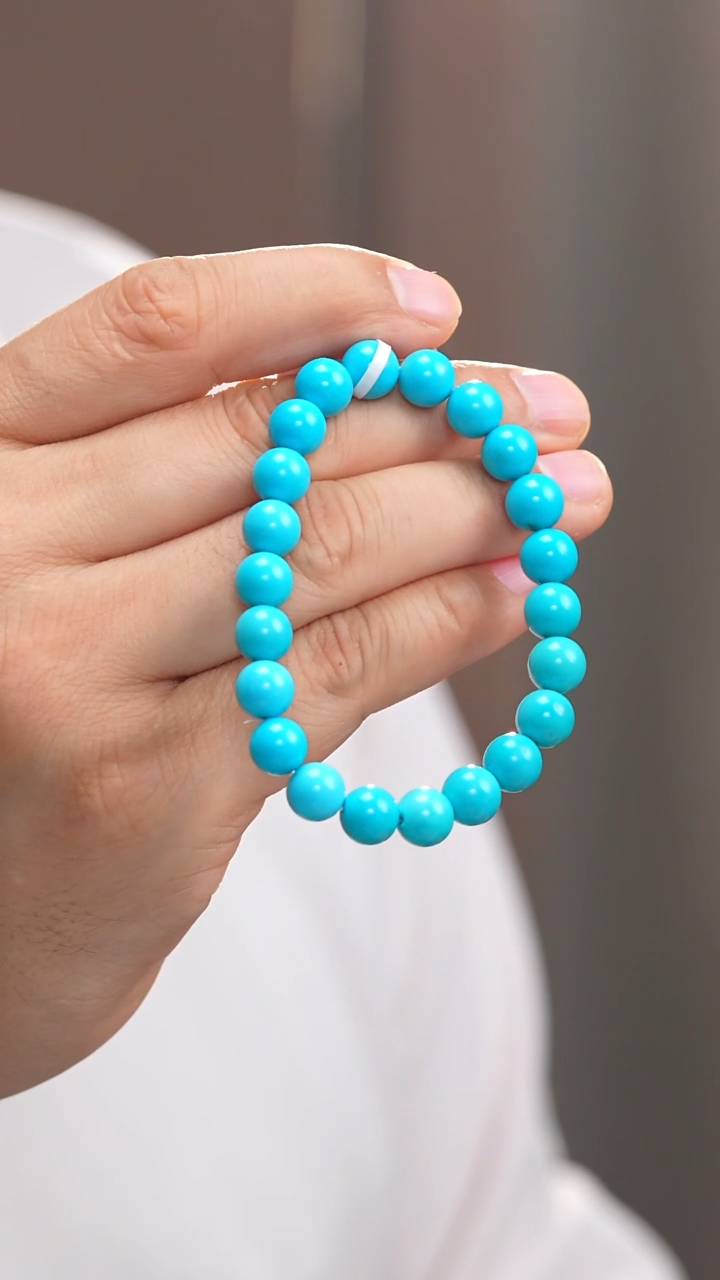 未镶嵌绿松石手串天****71-