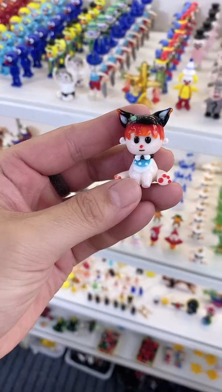 琉璃手工艺品小男孩