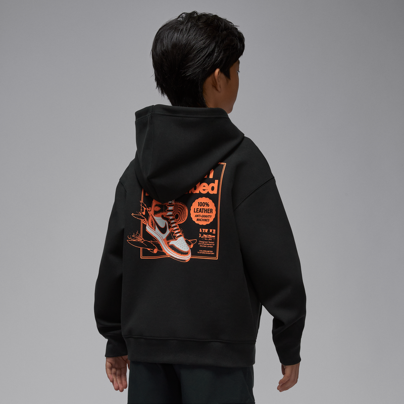 【官方旗舰】AIR JORDAN儿童童装扣碎系列秀款空气层连帽帽卫衣F295