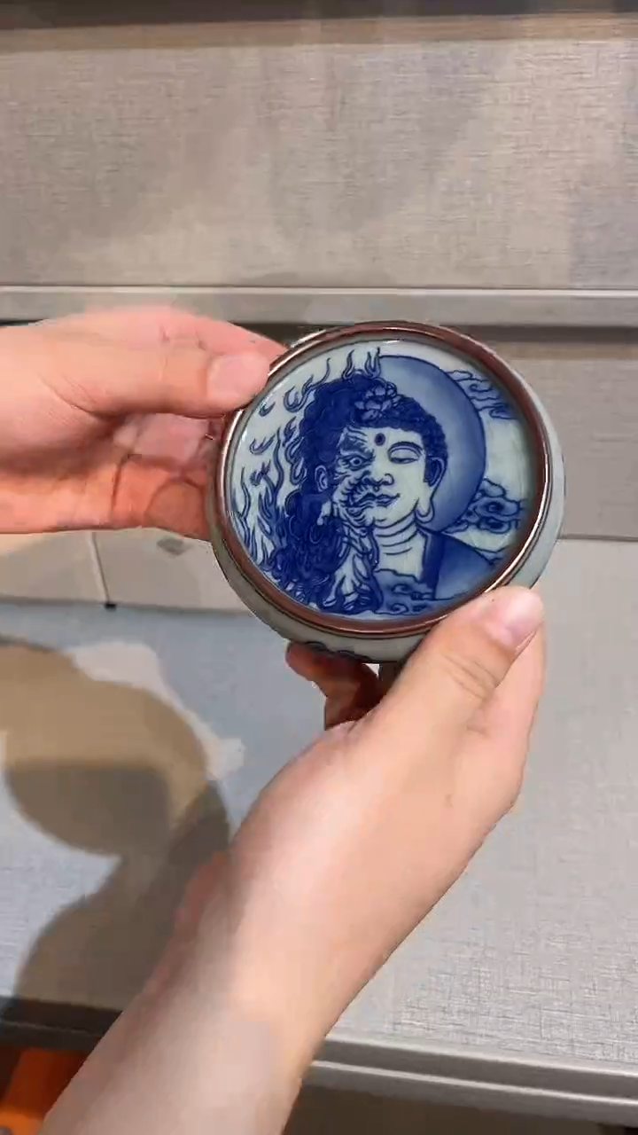 景德镇高温瓷佛盖置