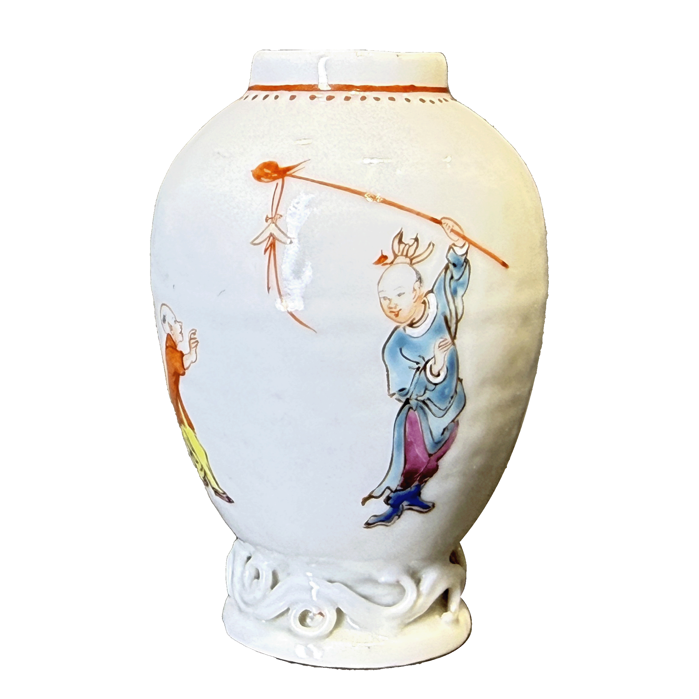 25021153t粉彩仕女人物瓶