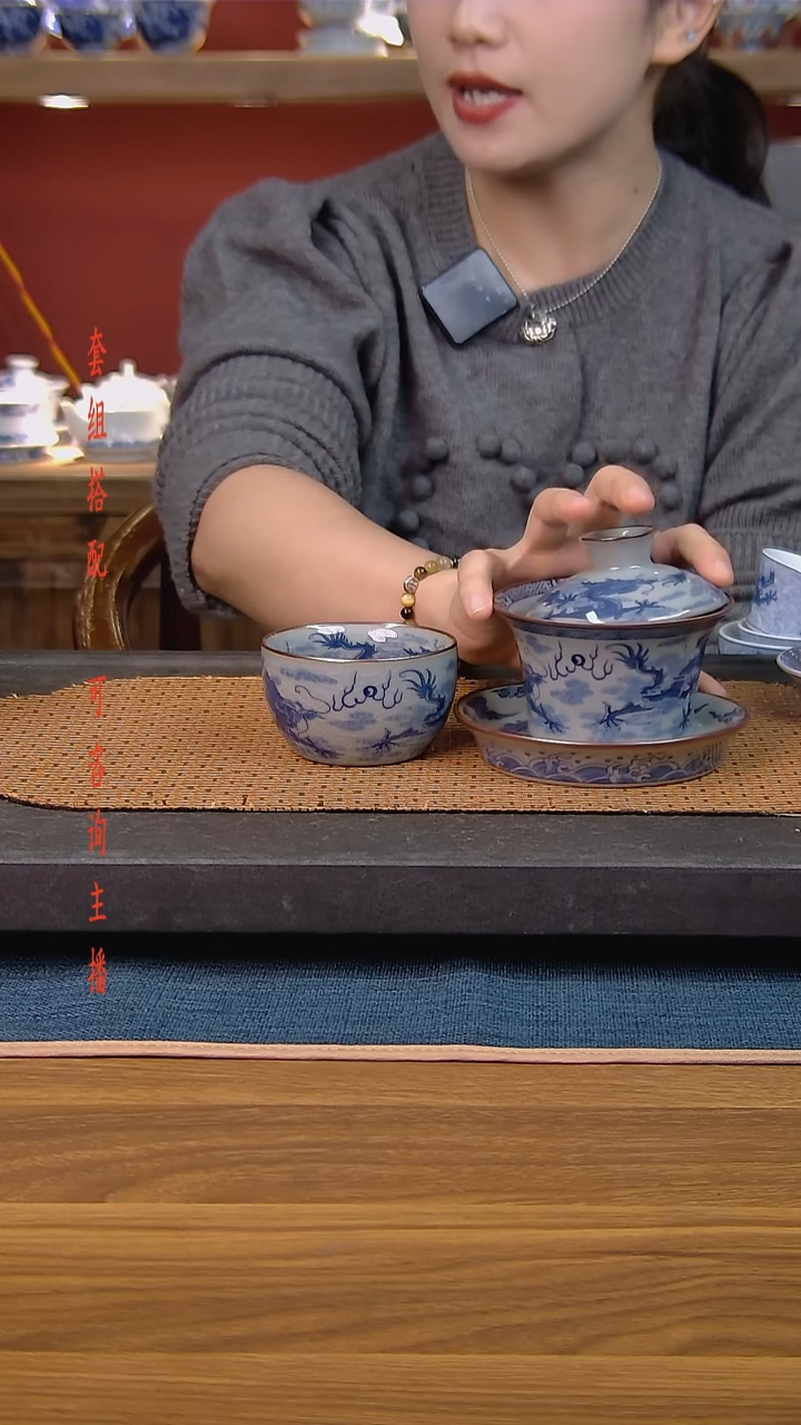 简装家用款件套 老陶泥开片纹陶瓷茶具