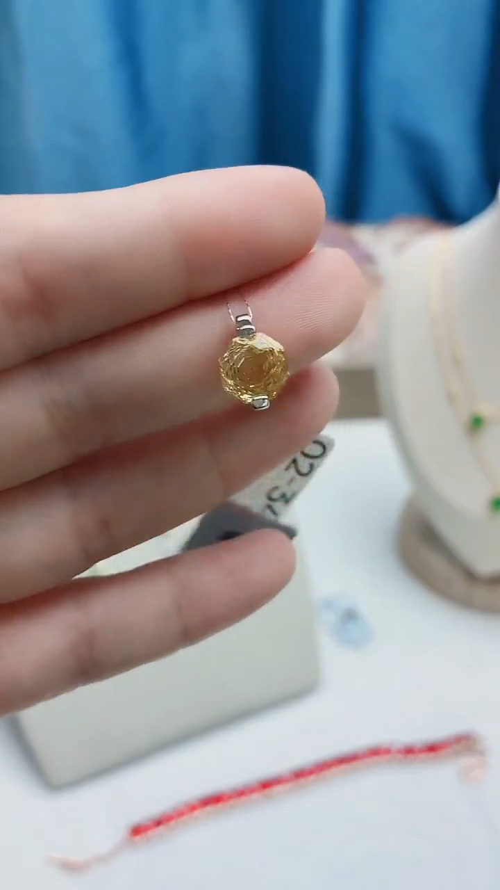 吊坠(不含链)银S925镶嵌水晶111ZB1110产品一个（多样性）