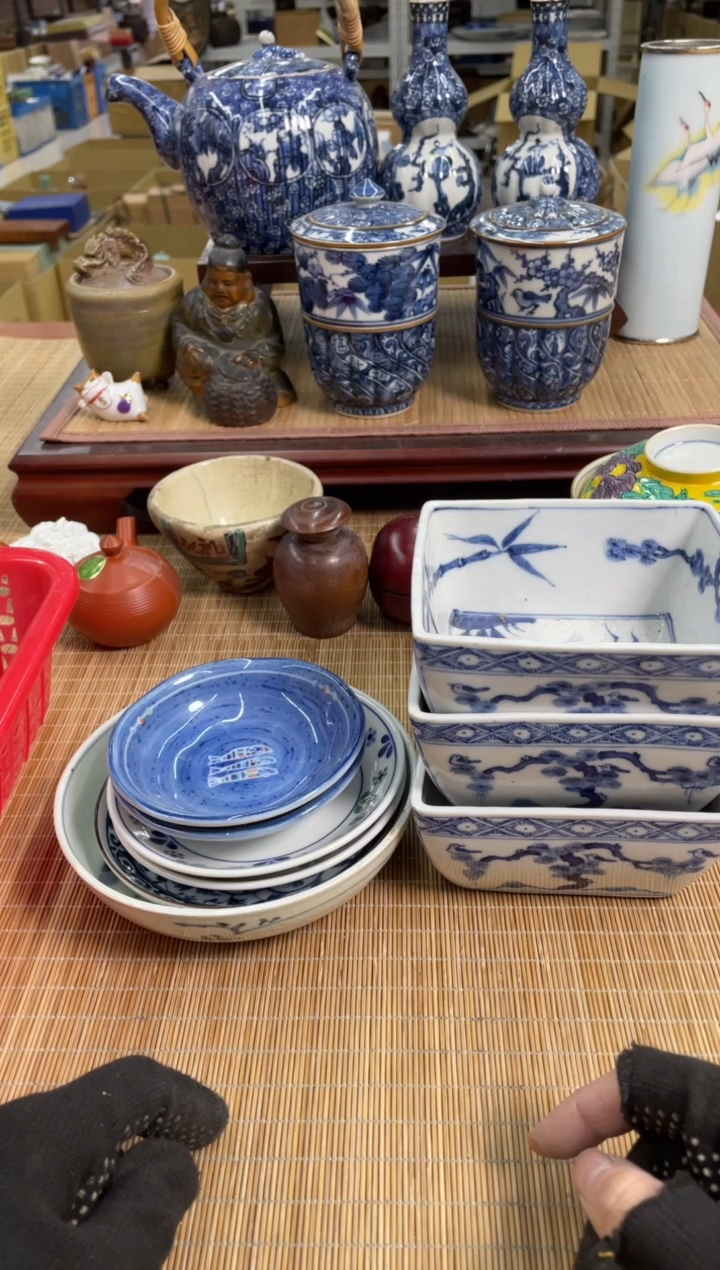 草***?一堆盘子中古物品谨慎参拍直播链接