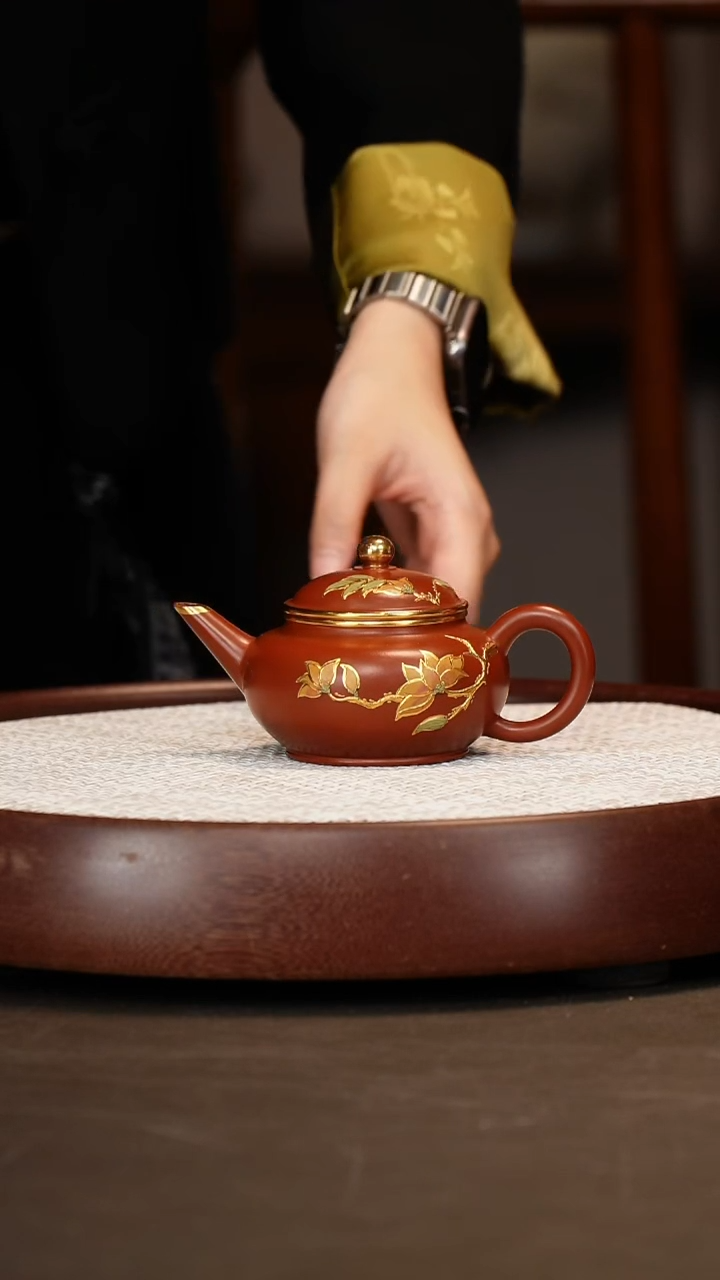 【邵德华】水平 大红袍 200c+山水盆+主人杯