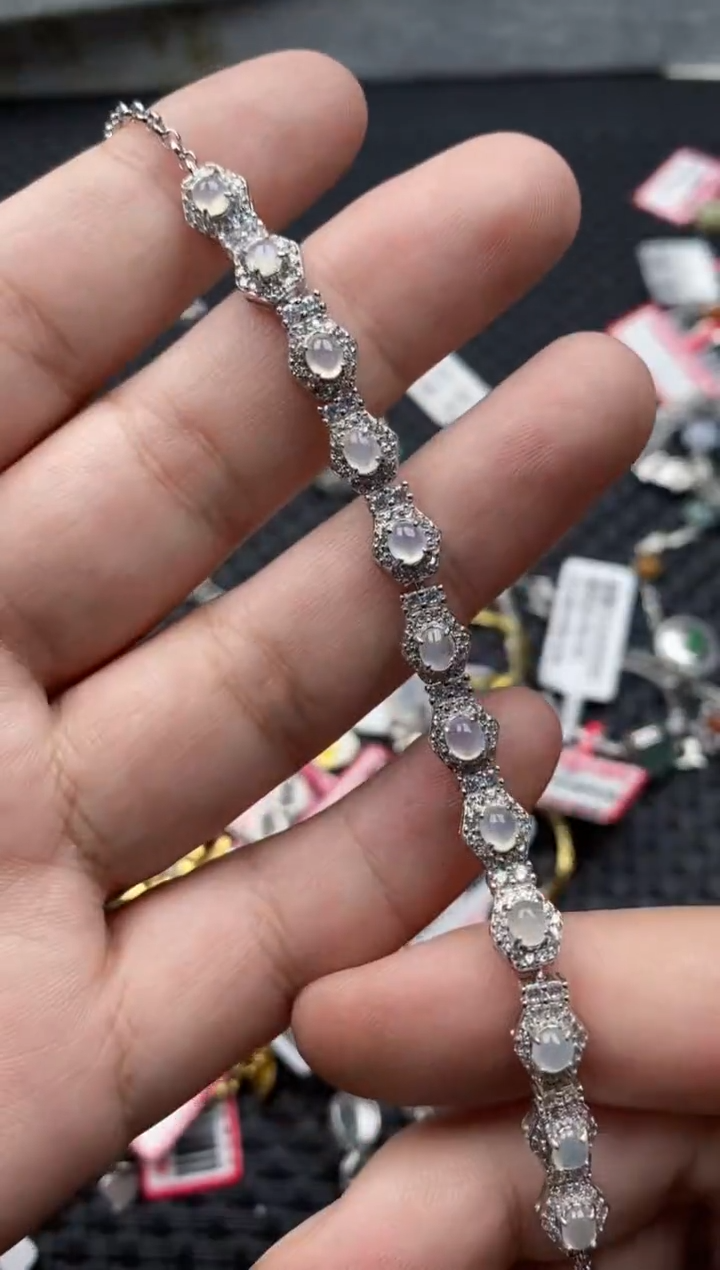 【闪购商品】翡翠戒指银S925镶嵌66666---0