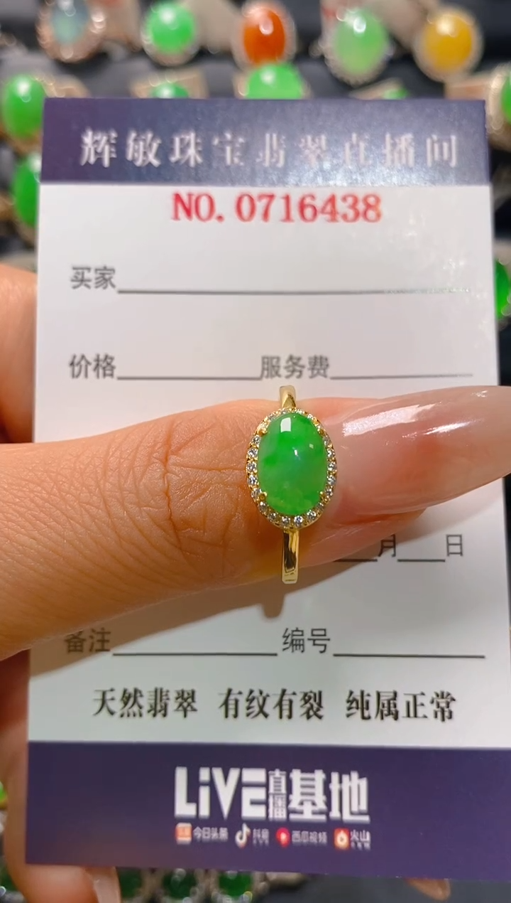 【闪购商品】翡翠耳饰银S925镶嵌天然A货翡翠1
