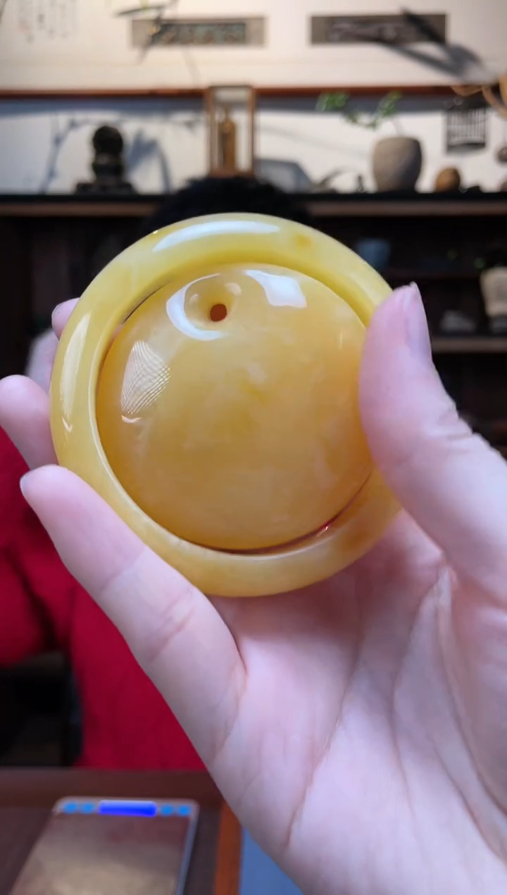 【闪购商品】蜜蜡裸石未镶嵌59#蜜蜡手镯SAF