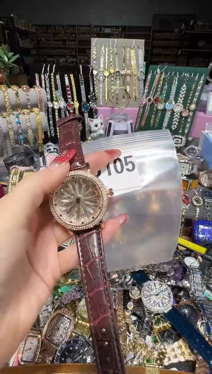 石英机芯不锈钢不锈钢直播定闪专用