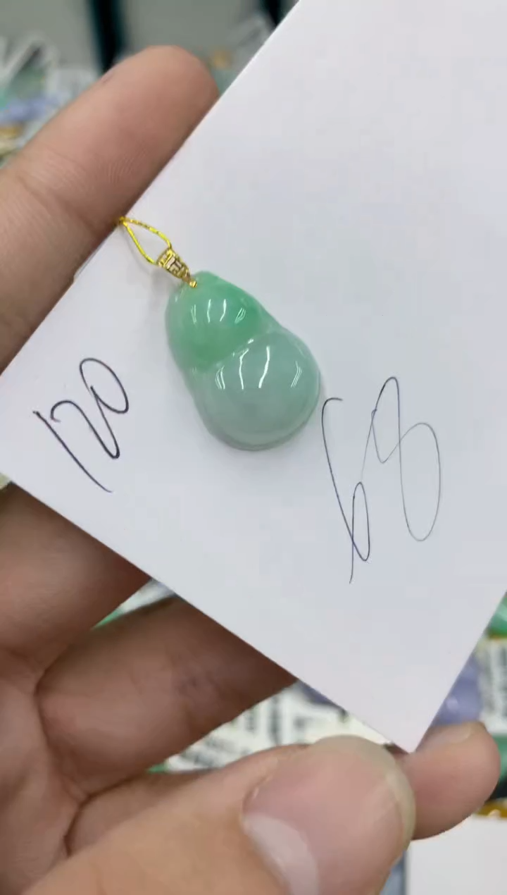 【闪购商品】翡翠颈饰18K金镶嵌号链接11111