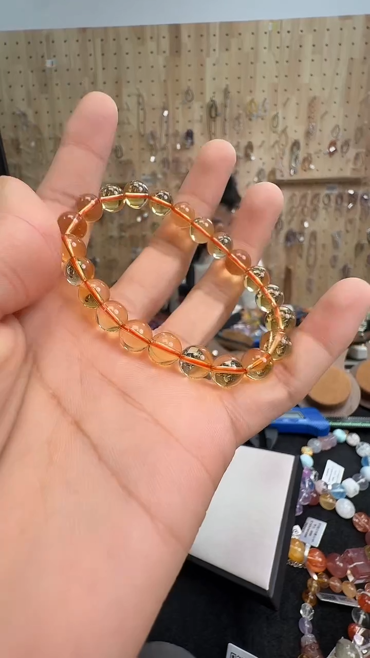 未镶嵌手链水晶村0306 约9mm