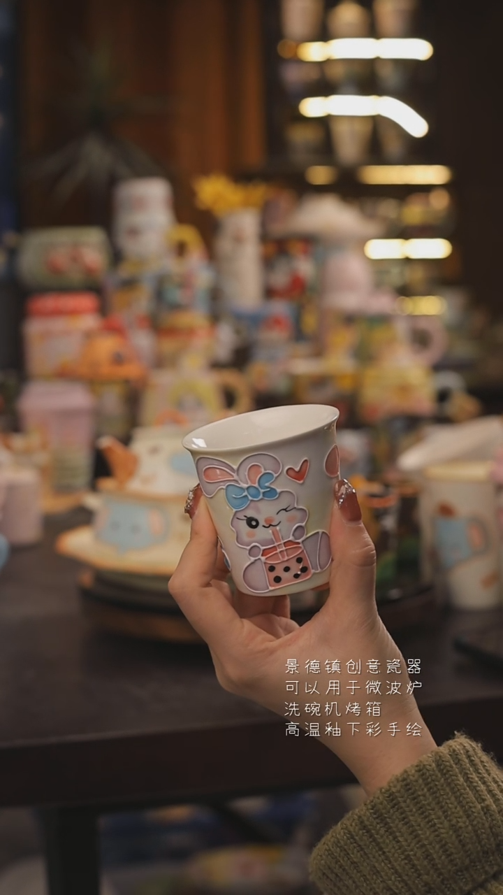 景德镇釉下彩绘设计师款式陶瓷