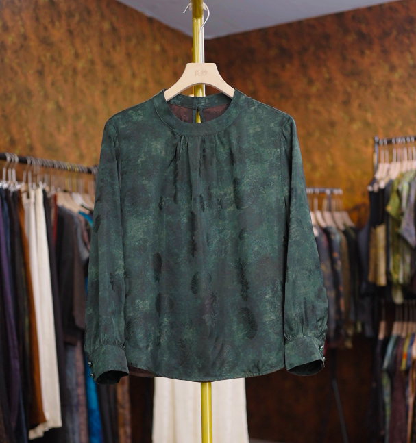 【扇舞】国风新中式复古新款百搭气质上衣女1105