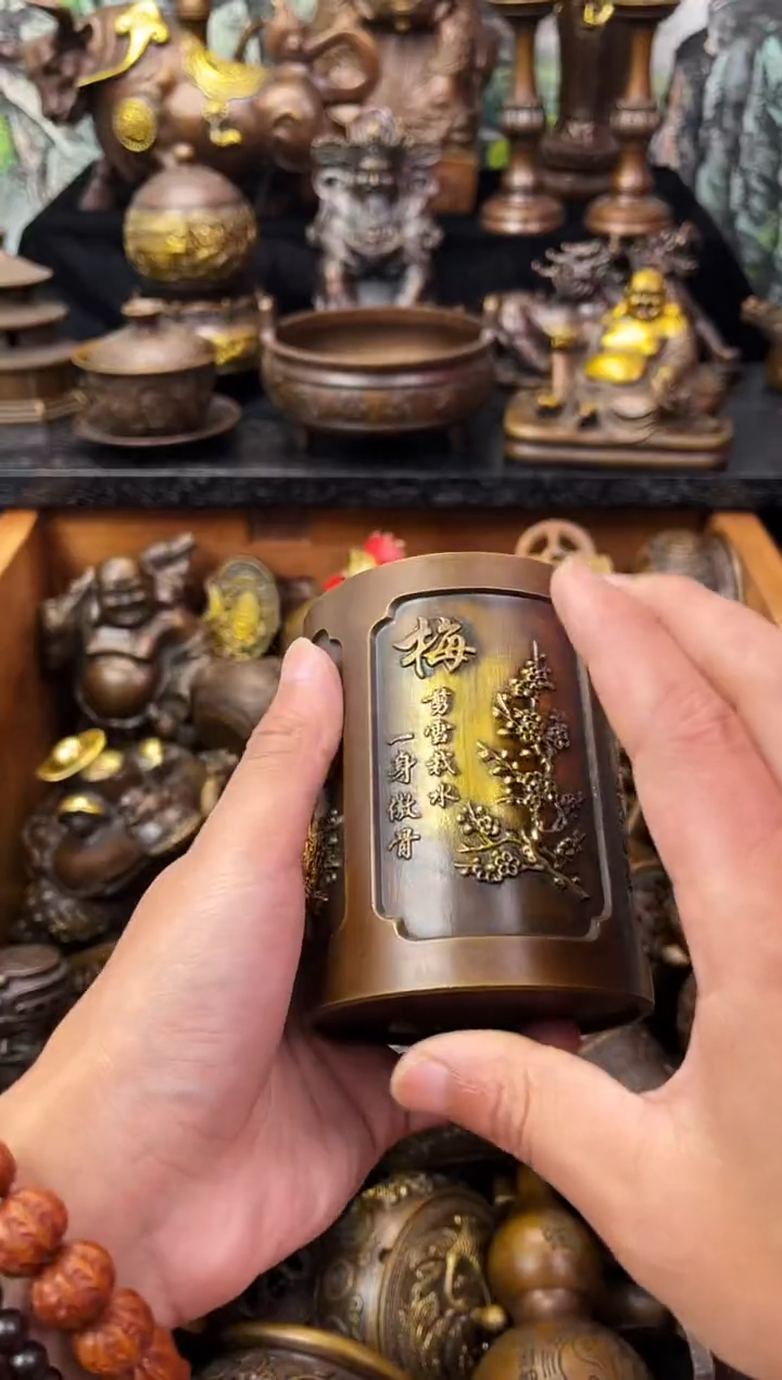 鹏哥铜器摆件 铜器摆件