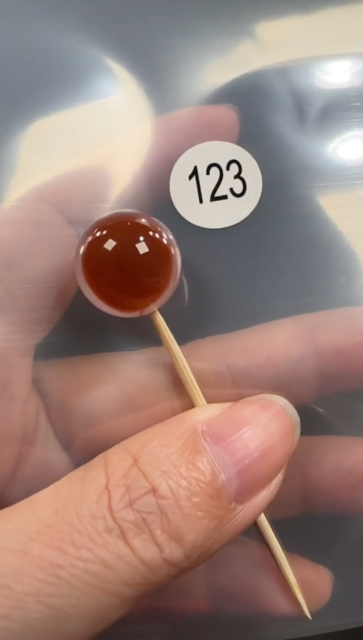 未镶嵌南红玛瑙珠宝半成品?****?原矿无优化无胶裂鸿运当头单珠15