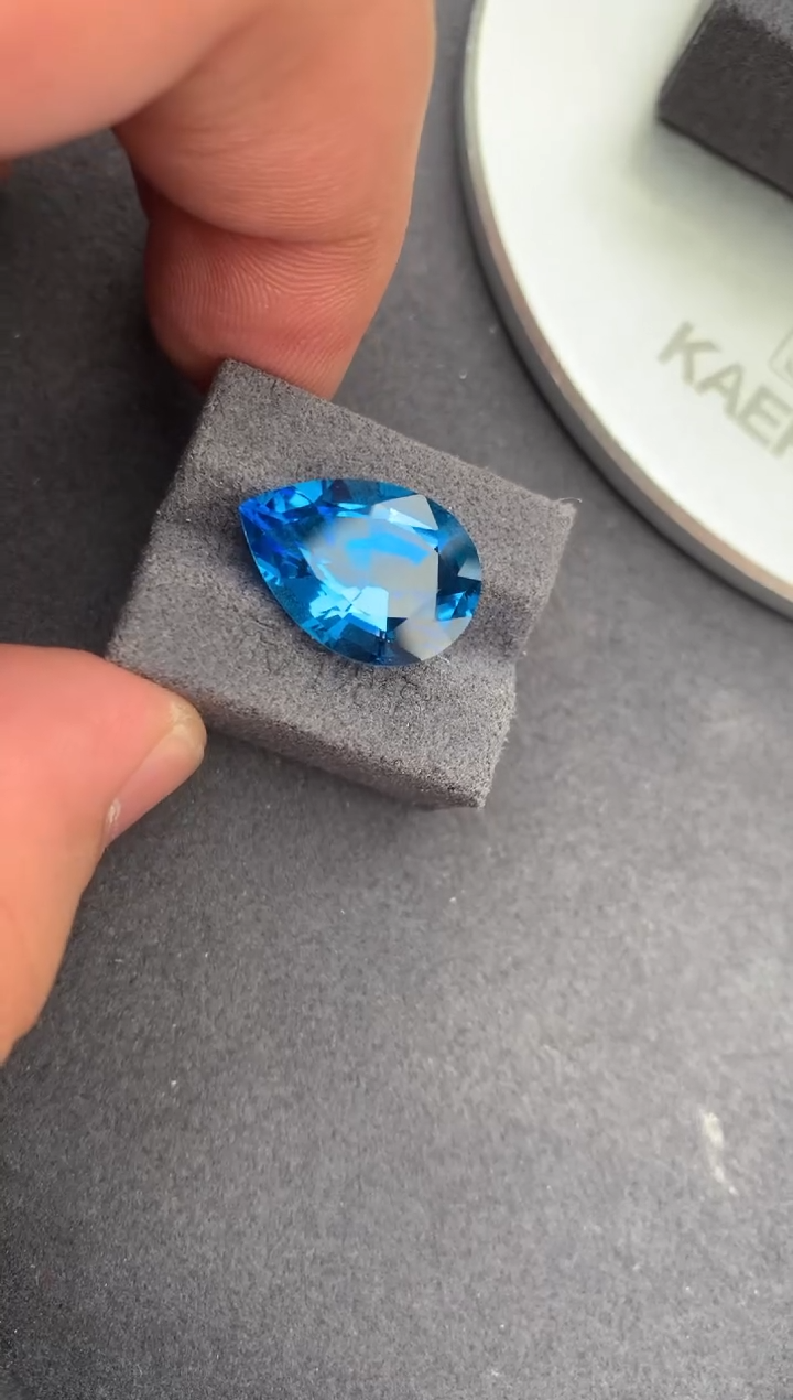 托帕石裸石13ct托帕石  AE  定制