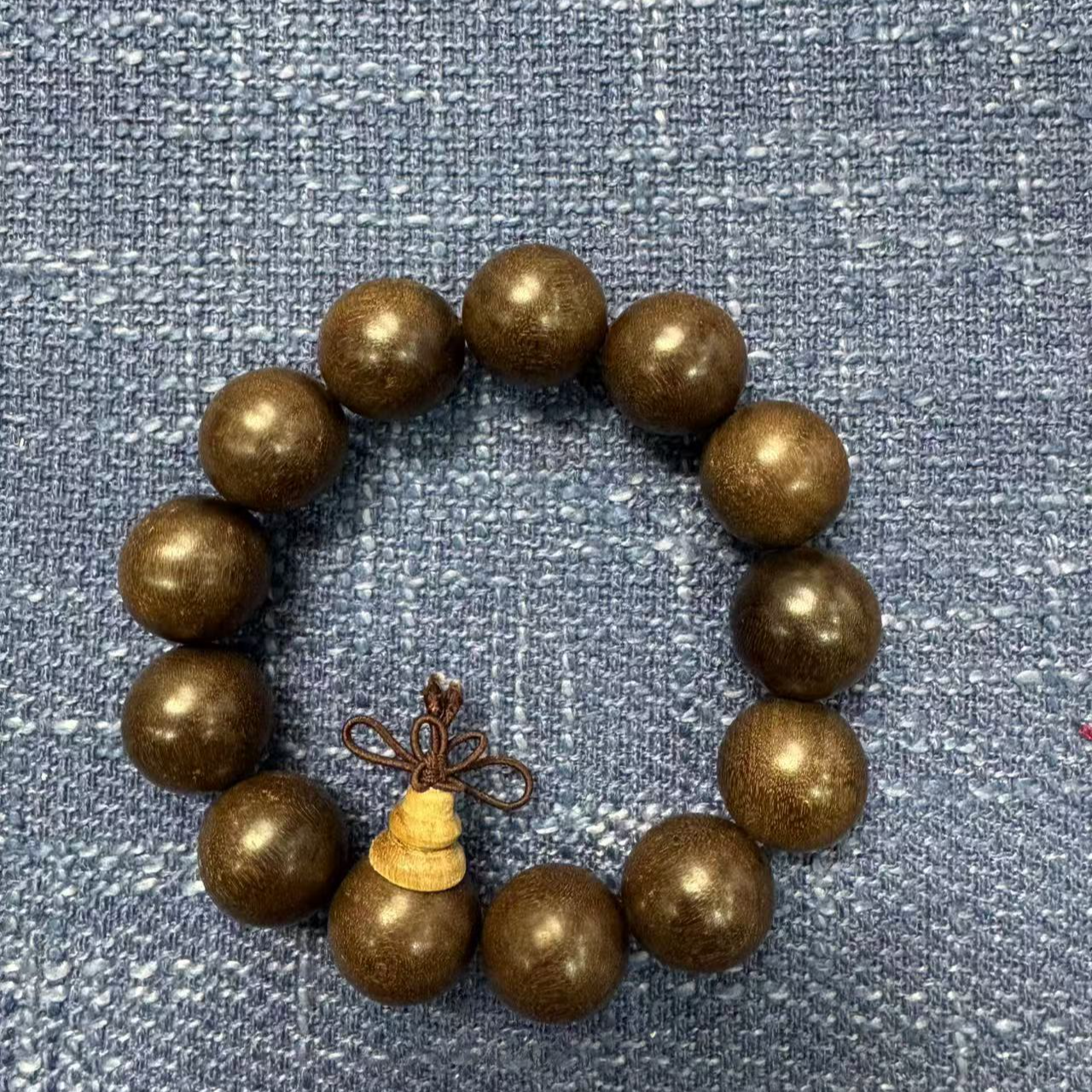 四川野生乌木红豆杉1.8*13颗手串