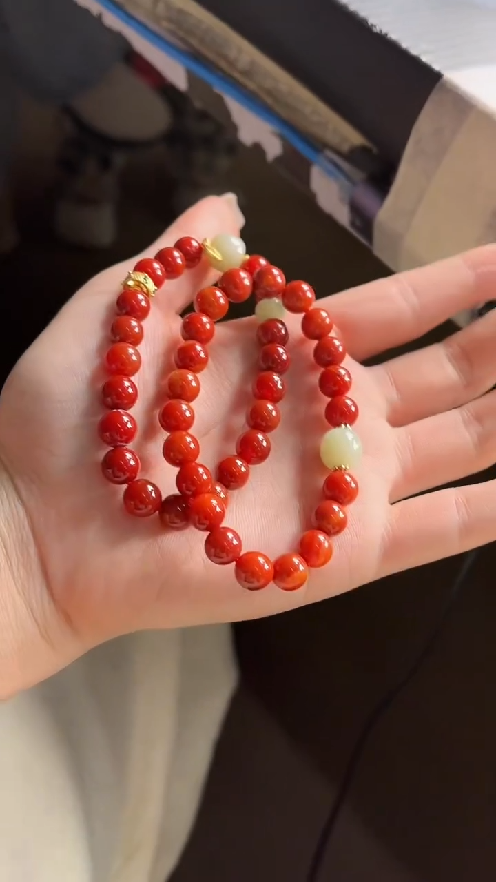 【闪购商品】南红玛瑙颈饰未镶嵌100645740 随机发仅一件