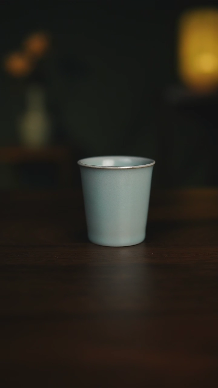 【闪购商品】仿古釉 可乐杯 开片 瑕22