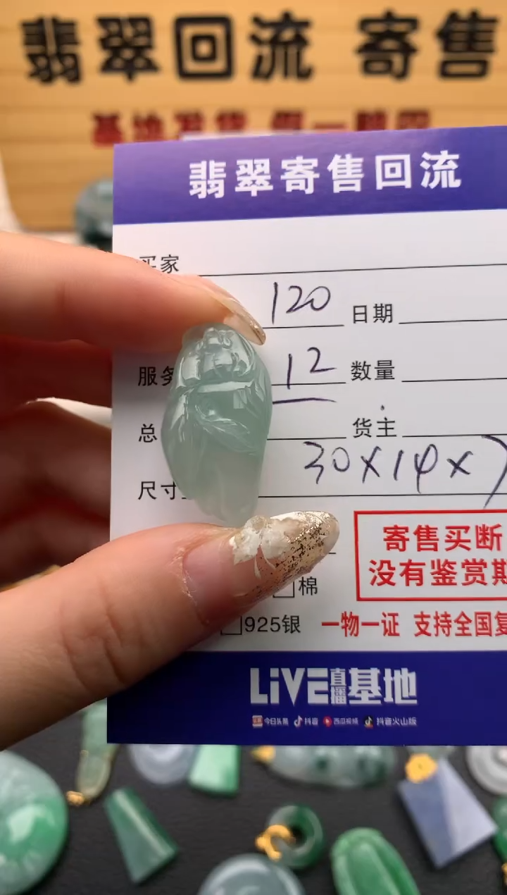 【闪购商品】翡翠颈饰未镶嵌21009878