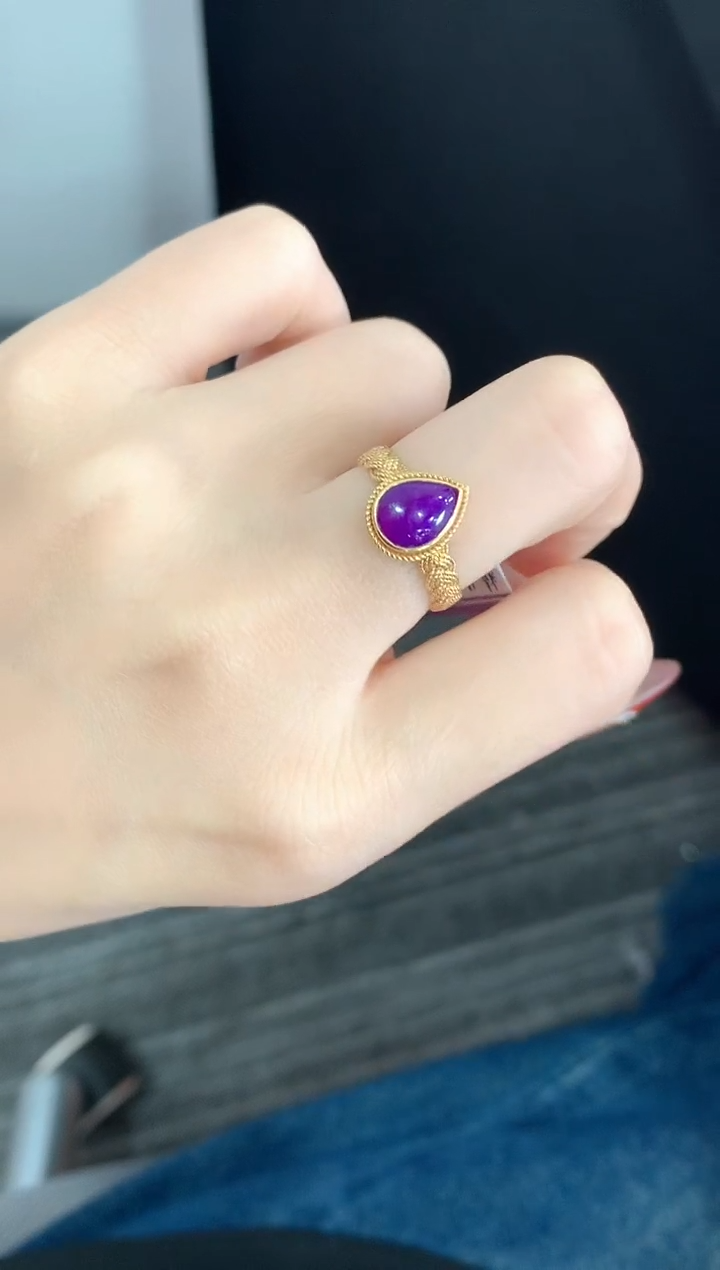 【闪购商品】苏纪石（舒俱来）.18K金镶嵌舒俱来戒指