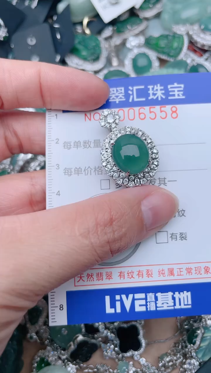 【闪购商品】翡翠颈饰未镶嵌6558...1