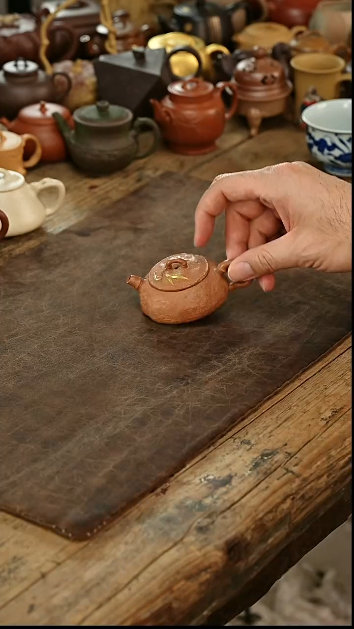 茶壶紫砂观竹紫砂壶