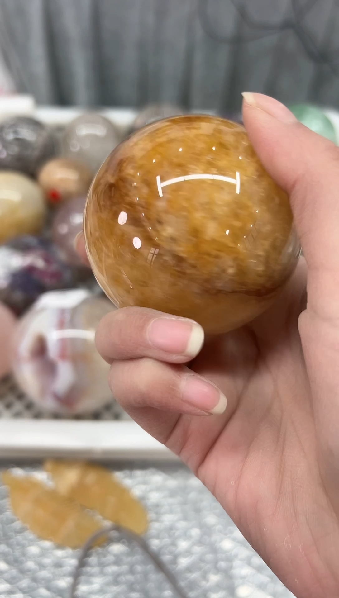 未镶嵌珠宝半成品水晶恰***香S073