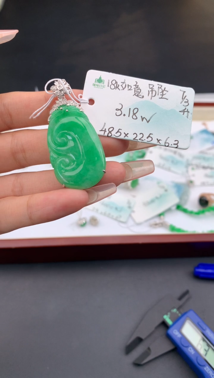 【闪购商品】翡翠颈饰未镶嵌女神节#送礼#，下单联系客服核对地址~