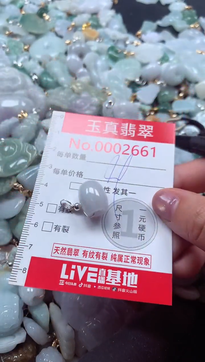 吊坠(不含链)未镶嵌翡翠2661