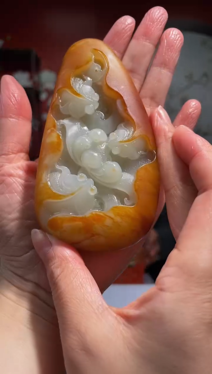 【闪购商品】定制和田玉Boss阳天然和田玉（拍一发一)