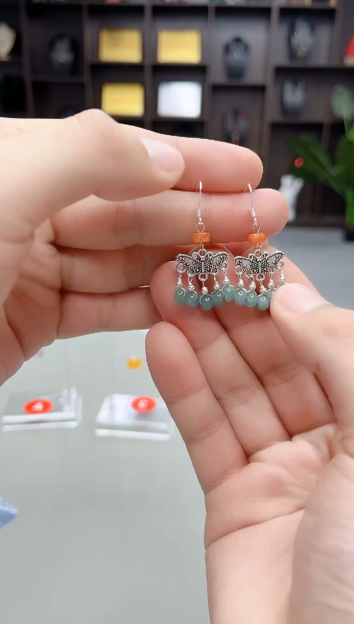 未镶嵌翡翠耳饰707