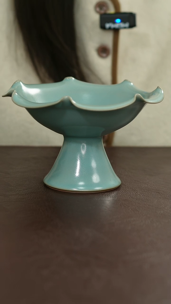 摆件陶原矿原釉汝宋汝瓷