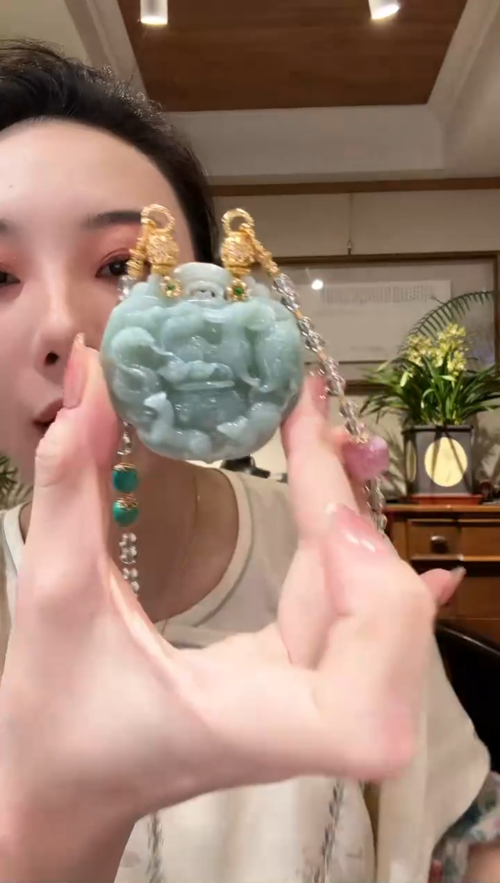 【闪购商品】翡翠颈饰未镶嵌国风