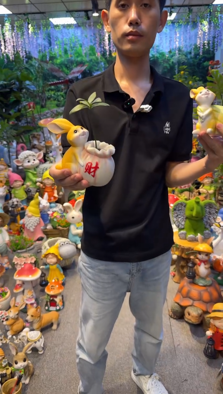 无花朵花园庭院摆件&00&