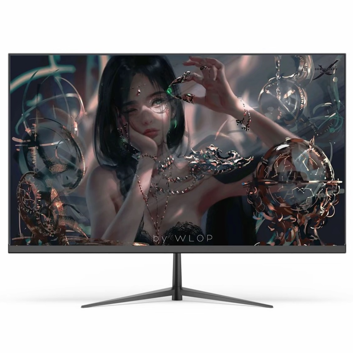 【24寸】/无边框(VGA+HDMI)直面游戏高清显示器  陈 