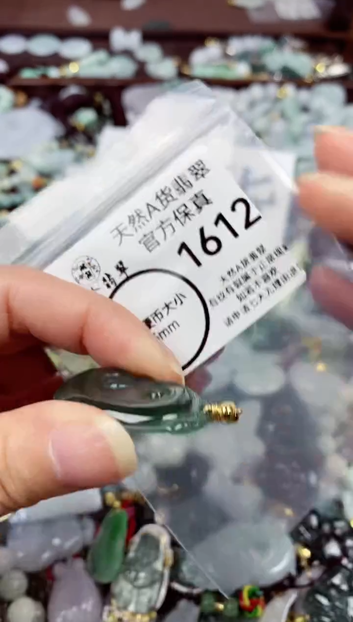 【闪购商品】翡翠颈饰未镶嵌天然A货翡翠1612