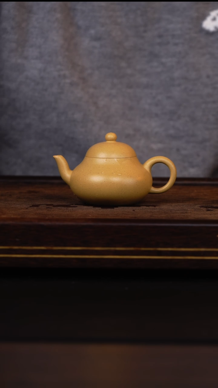 茶壶紫砂梨皮本绿无名妙手梨