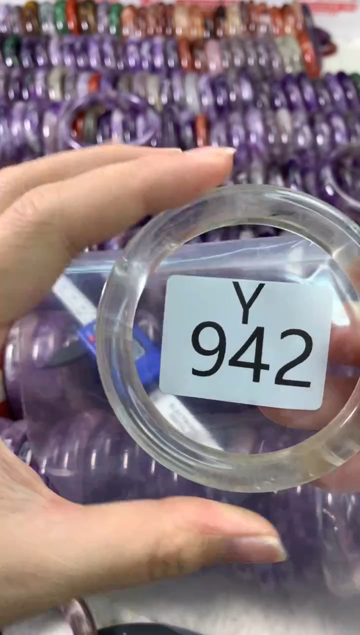 【闪购商品】水晶水晶手镯Y未镶嵌942-55